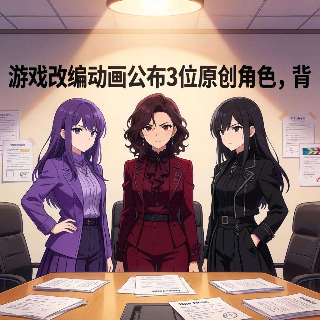 游戏改编动画公布3位原创角色，背后竟隐藏编剧与发行商的创作纠纷