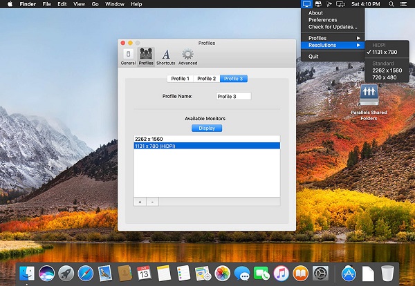QuickRes For Mac