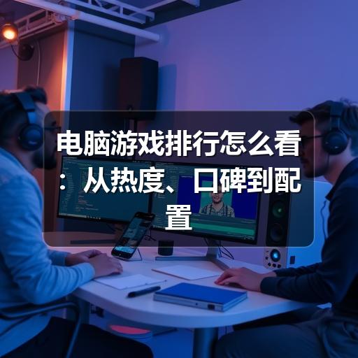 电脑游戏排行怎么看:从热度、口碑到配置的选游指南