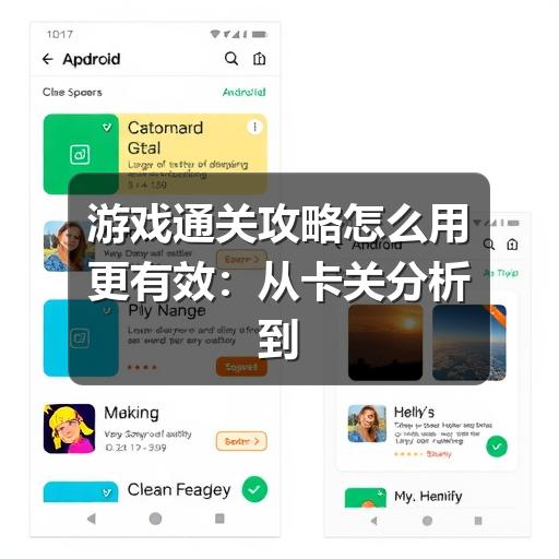 游戏通关攻略怎么用更有效:从卡关分析到实战复盘