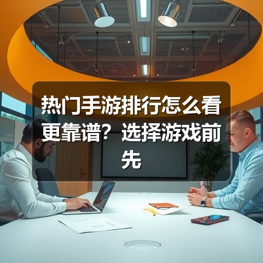 热门手游排行怎么看更靠谱？选择游戏前先看这些标准