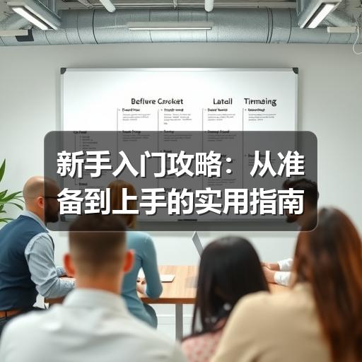 新手入门攻略：从准备到上手的实用指南