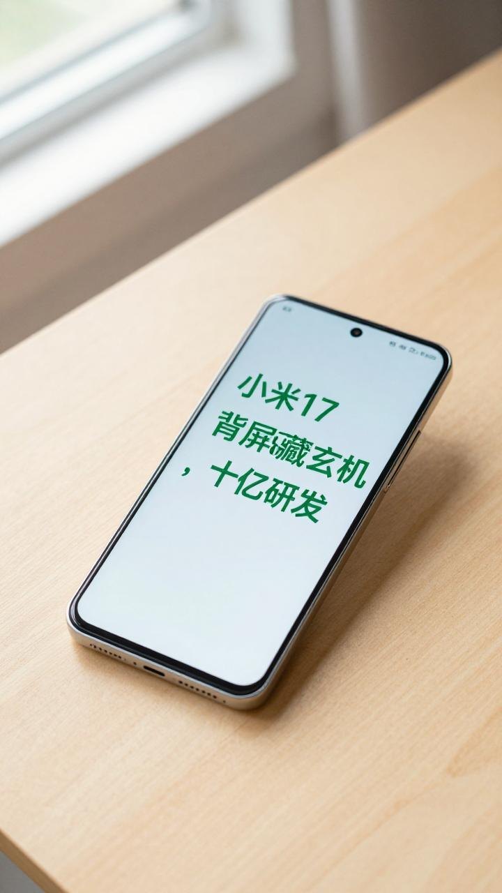 小米17 Pro背屏暗藏玄机，十亿研发竟只为这个功能