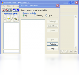 VSL LanToucher Network Messeng