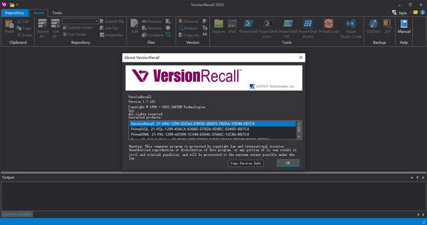VersionRecall 2022官方版(软件版本管理软件)下载